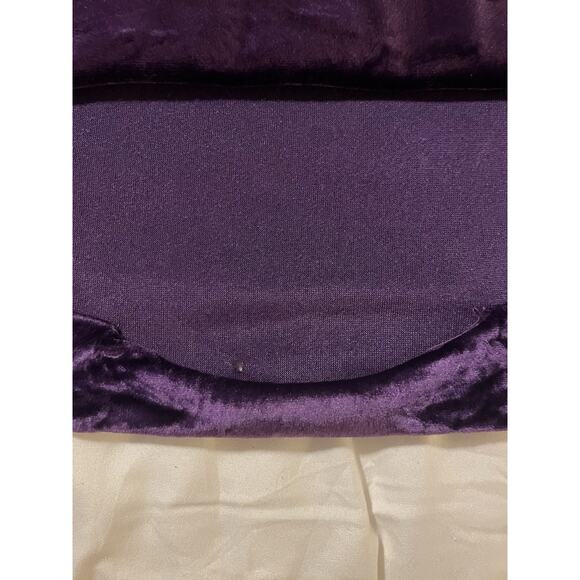 Vtg1970s Tom Bezuidenhout for Bard & Co Purple Velvet Maxi Dress Small ILGWU USA - Picture 9 of 15
